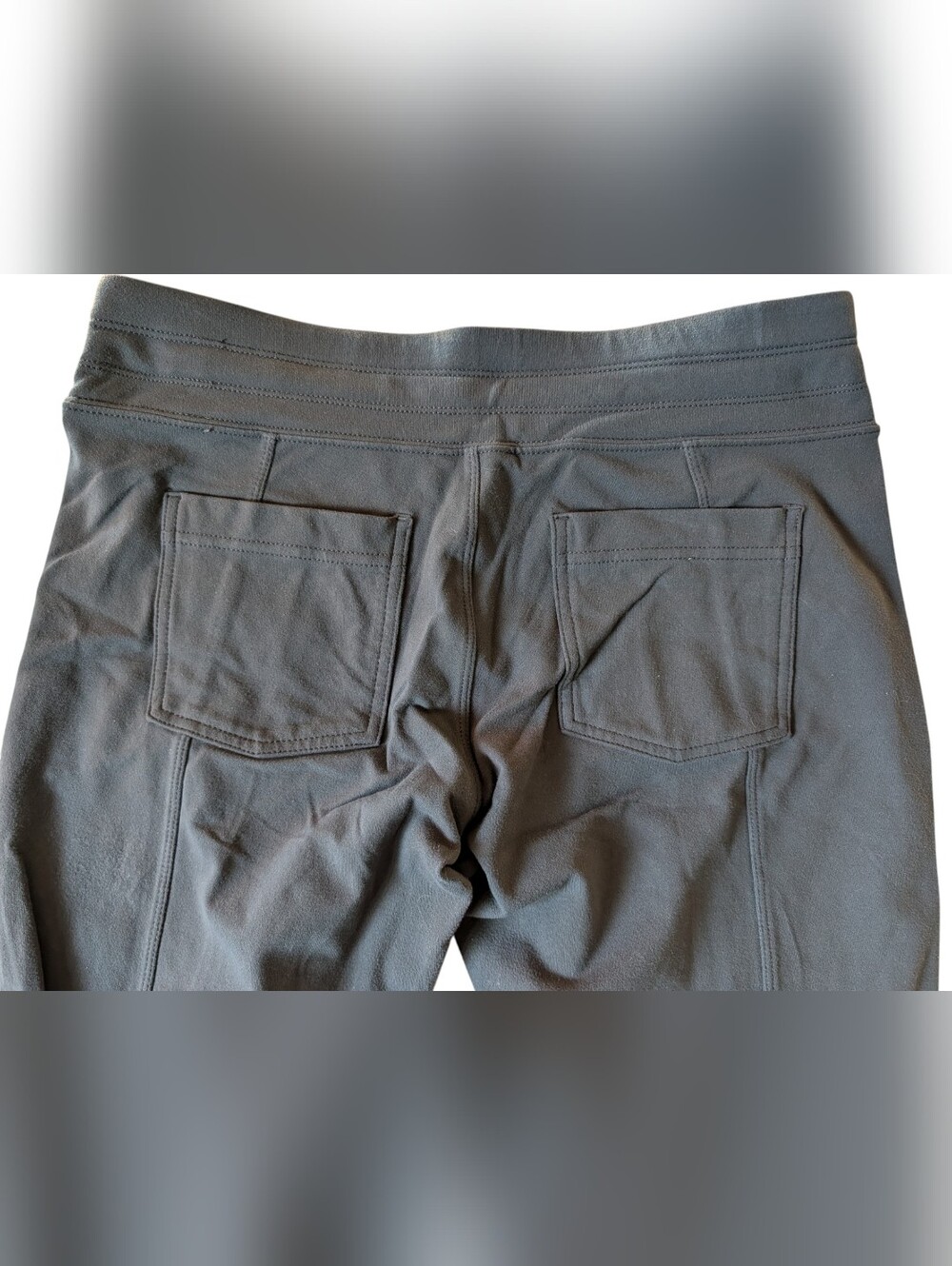 Athleta Dipper Pants Small Petite SP Gray Yoga Hiking Commute Lounge Trousers - Picture 6 of 10
